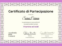 Certificati di partecipazione Accademia della Cosmesi - 4